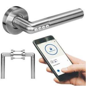 ORNO ZS-850 Verrou a Code Mecanique Bluetooth Smart IP44 Ouvert via Code PIN ou Application pour Poignée Connectée